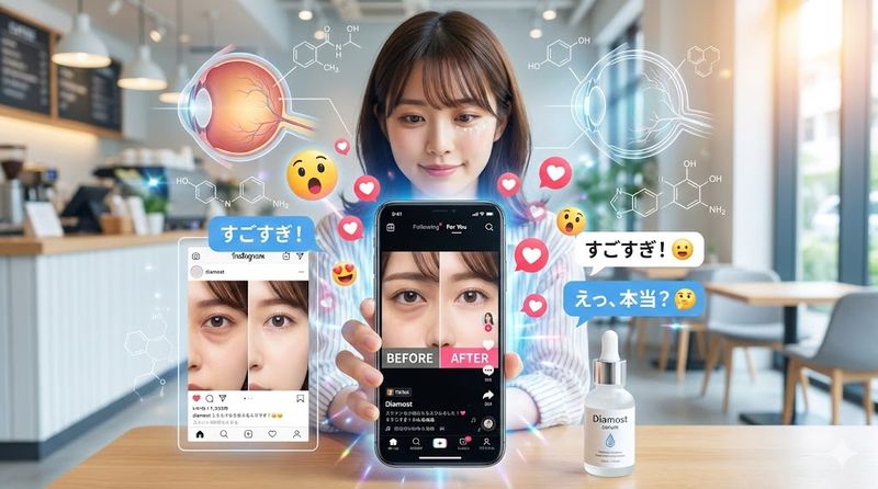 1.ディアモストで涙袋ができると話題になった理由