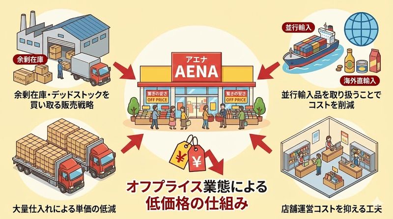 1.アエナが安い理由とは