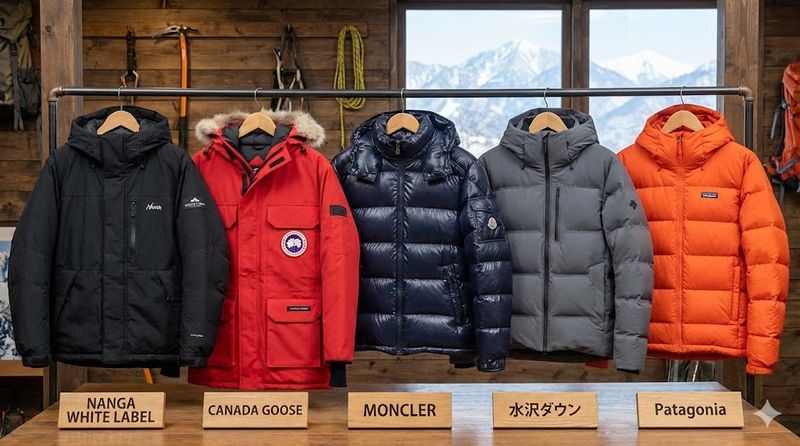 2.世界最強クラスのダウンジャケットブランド比較