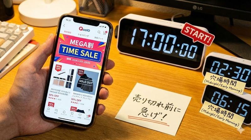 4.メガ割で最もお得に買える時間帯とタイミング