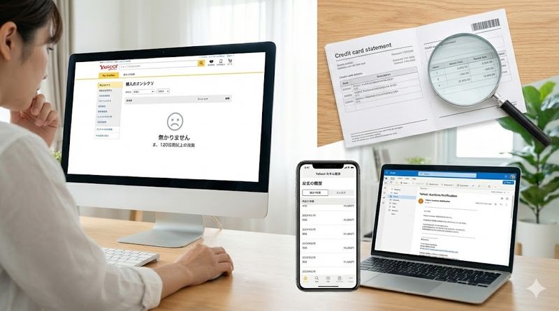 2.ヤフオク購入履歴が見られない時の対処法