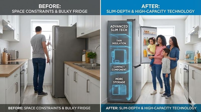 1.奥行き65cm以下の冷蔵庫が注目される理由