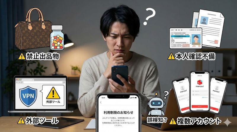 2.身に覚えがない利用制限の原因