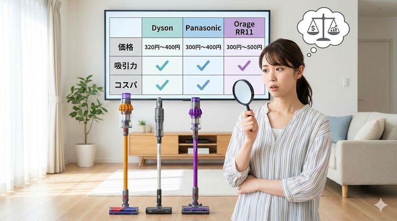4.ダイソン・パナソニックとの比較で見えた真実